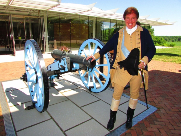 ‘George Washington’ presents lecture on Trenton’s role in the American Revolution
