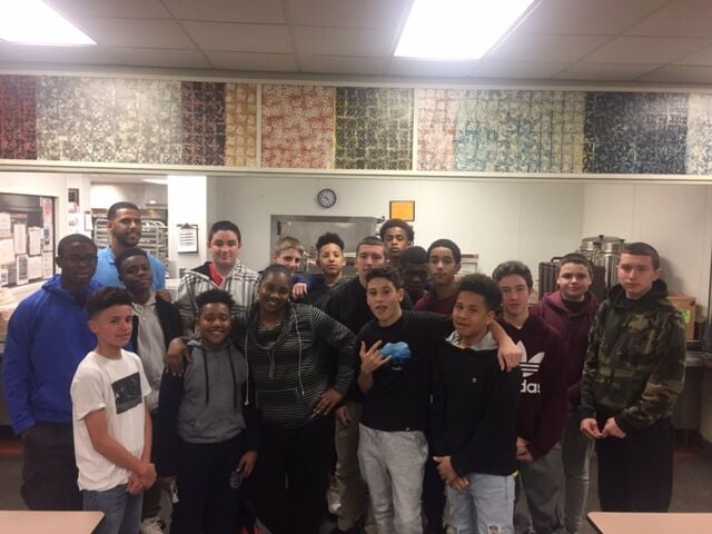 Grice students volunteer at local soup kitchen