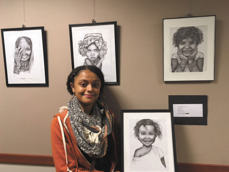 Portrait artist featured at Ewing Town Hall in January