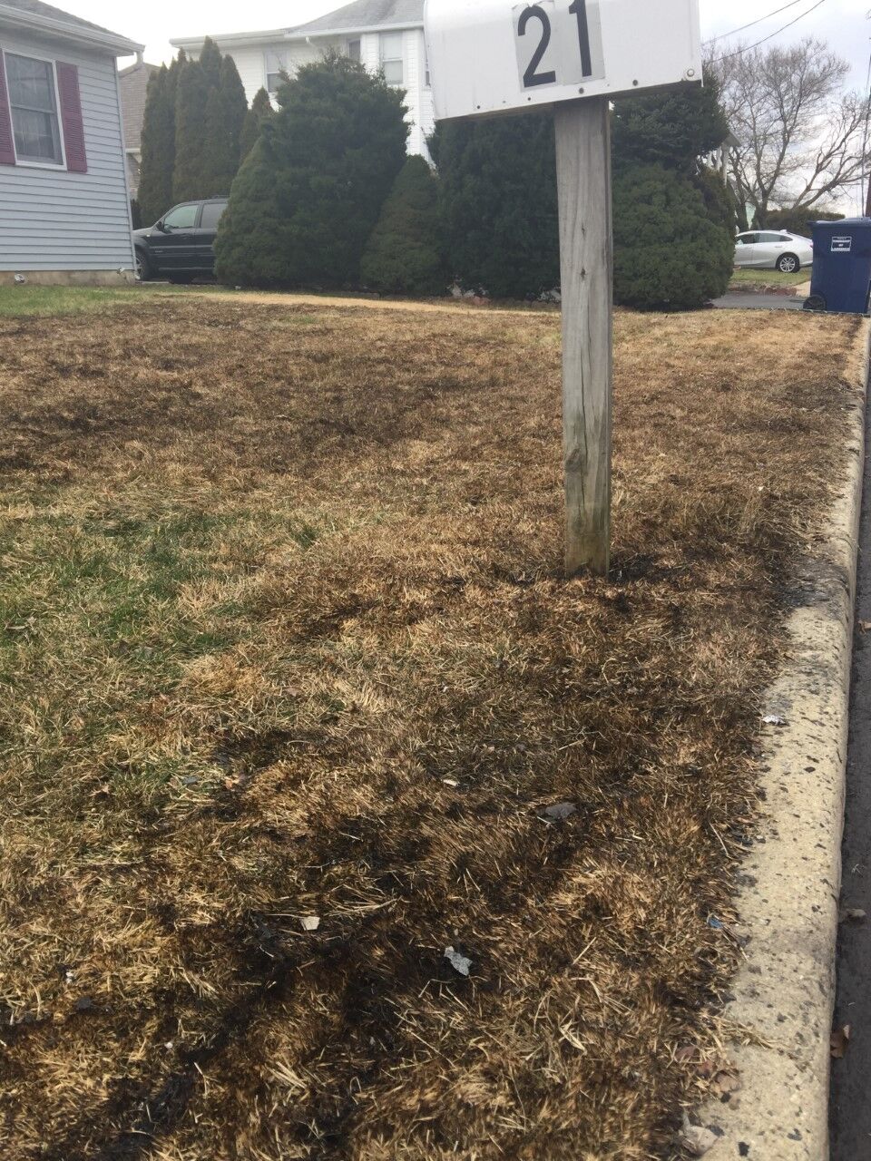 Garbage truck fire temporarily closes Eldridge Avenue in Lawrence