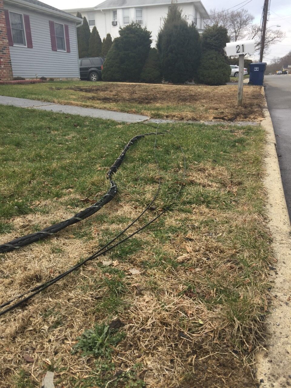 Garbage truck fire temporarily closes Eldridge Avenue in Lawrence