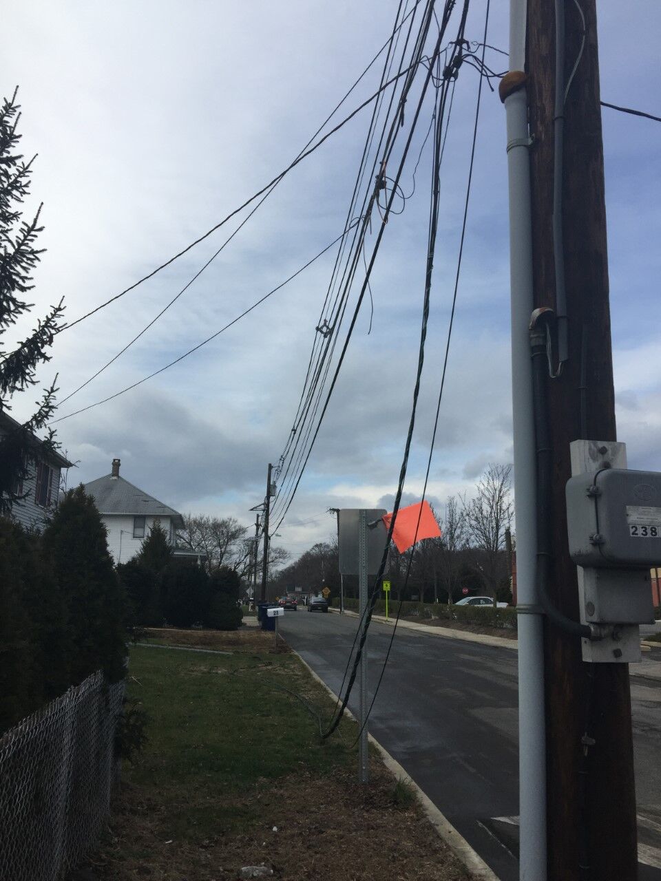 Garbage truck fire temporarily closes Eldridge Avenue in Lawrence