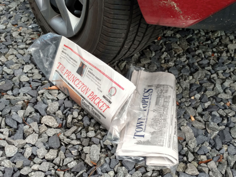 Princeton Packet and Town Topics duel in the driveway