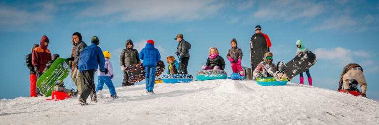 Photos: West Windsor residents take advantage of snow day