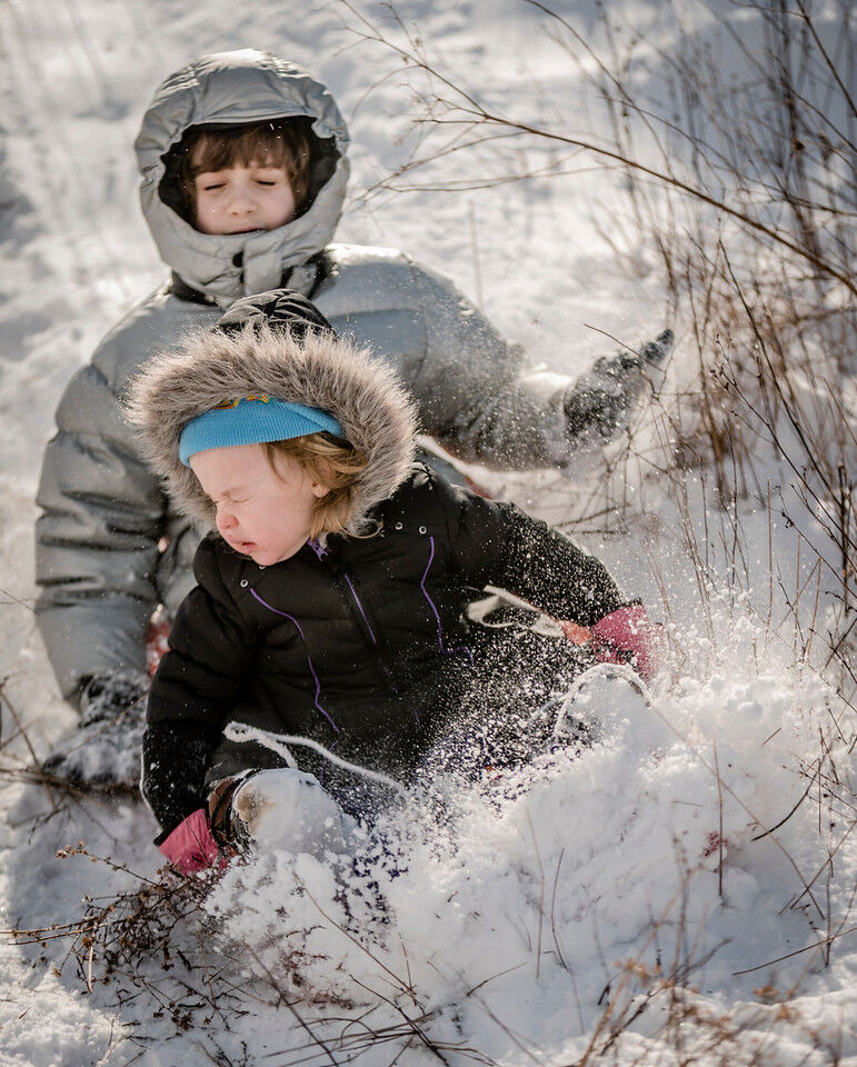 Photos: West Windsor residents take advantage of snow day