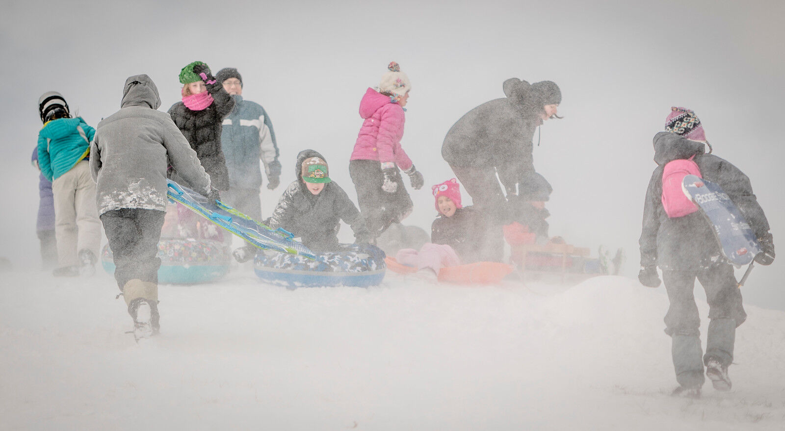 Photos: West Windsor residents take advantage of snow day