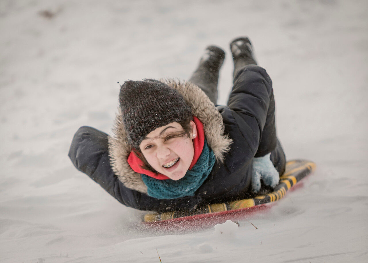 Photos: West Windsor residents take advantage of snow day
