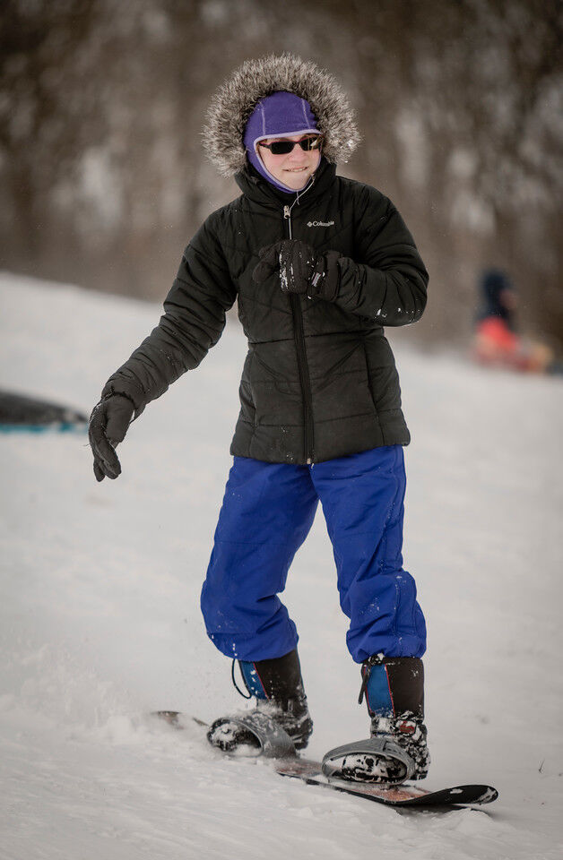 Photos: West Windsor residents take advantage of snow day