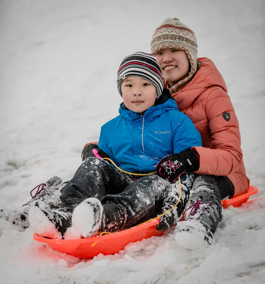 Photos: West Windsor residents take advantage of snow day