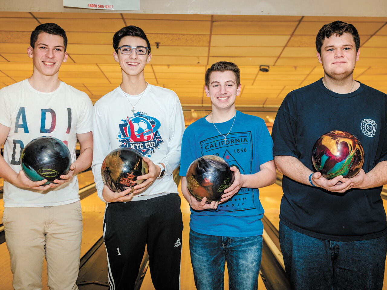 Ewing HS Bowling Team -0599