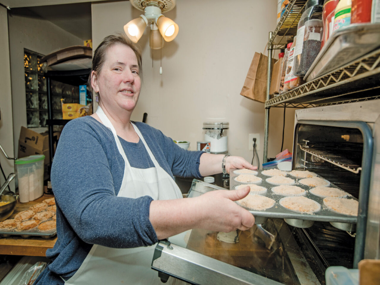 Making muffins at Hopewell’s Boro Bean