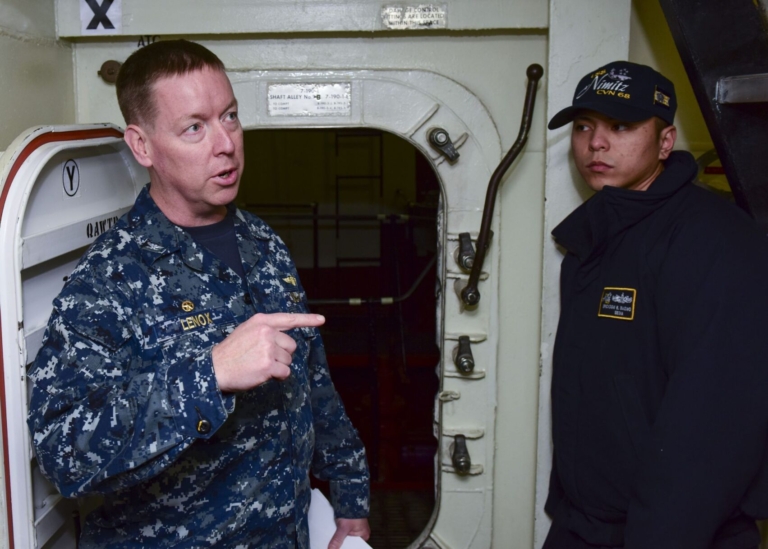 WW-P graduate named captain of one of the Navy’s most important ships, USS Nimitz