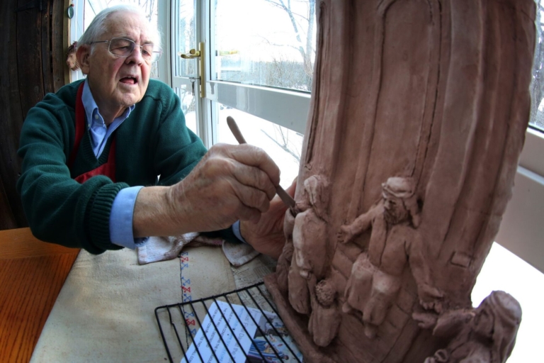 Hopewell sculptor Charles McCollough blends theology and art in his works