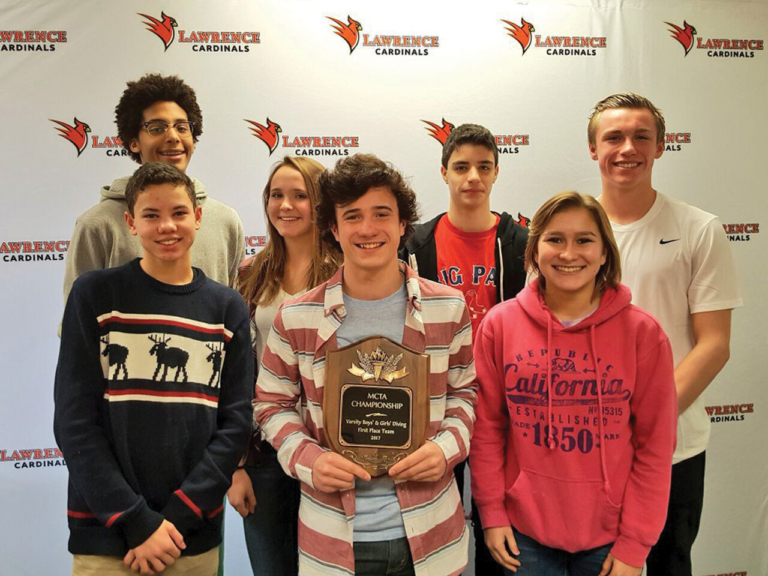 Lawrence High School diving wraps up season