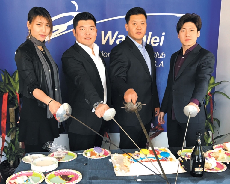 Robbinsville fencing club is first in U.S. for Chinese Olympic medalist