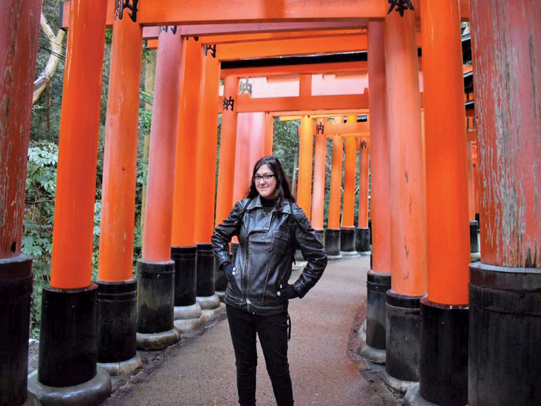 Steinert grad and video game writer starts quest in Japan