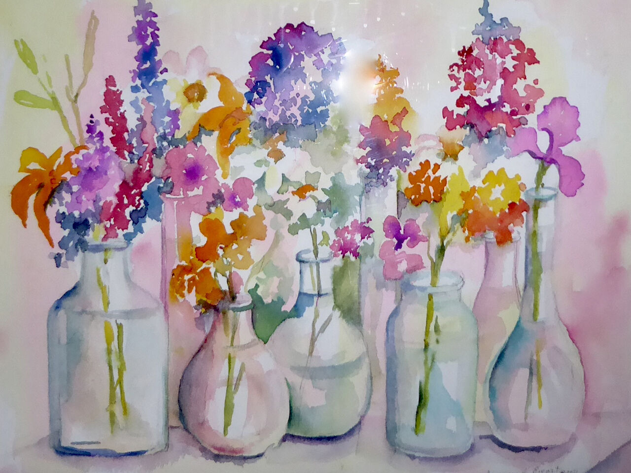 2017 05 HE Susan Ewart Bottles and Flowers fullsizeoutput_1d35