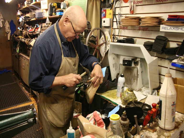 Third-generation shoe repair shop marking 70 years in business