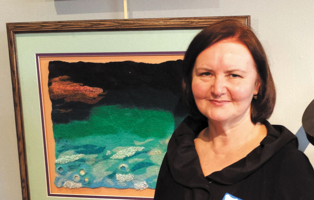 2017 05 16 WWP Nelly Kouzmina with felt wall art