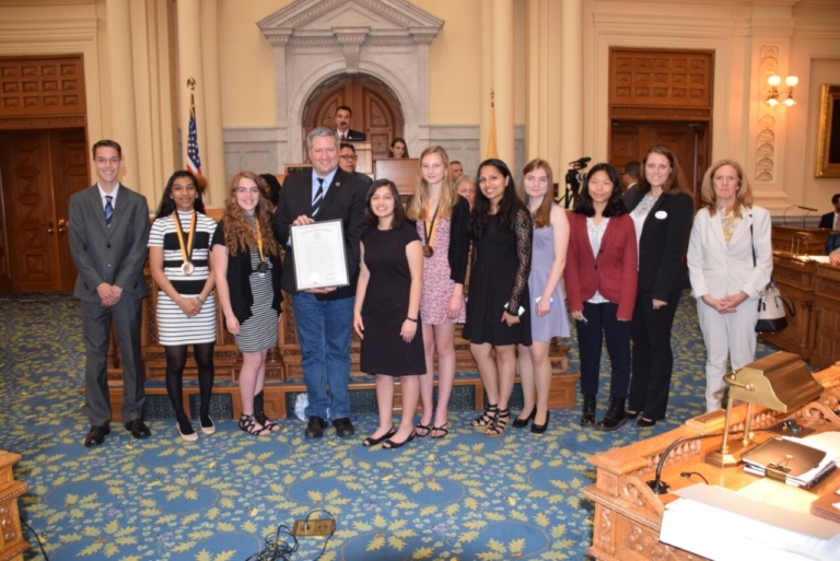 New Jersey’s top youth volunteers recognized at the statehouse