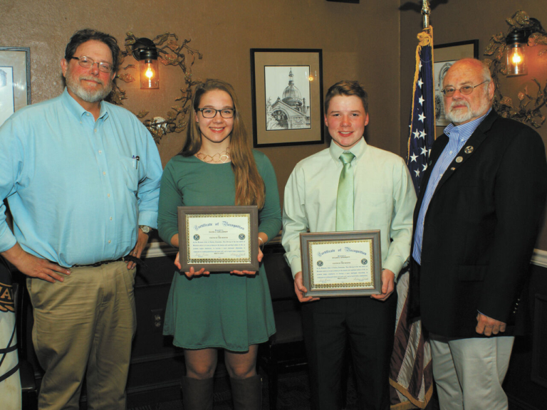 Kiwanis Club of Ewing names Students of the Month