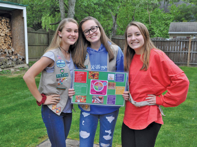Lawrence Girl Scouts teach the art of healthy food to earn Silver Award