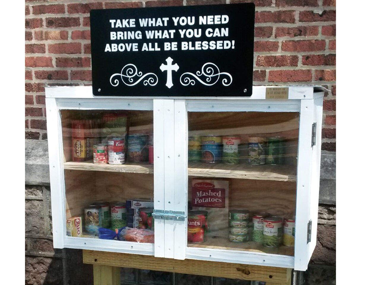 Church installs blessing box