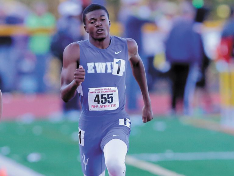 Tysean Cousar helps lead Ewing High track and field to success