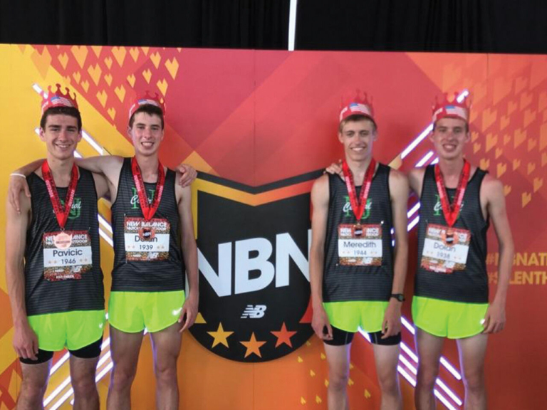 In relays and running solo, Sean Dolan takes control