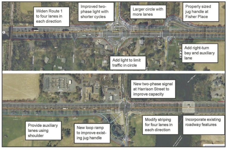 DOT proposes new plan for Penns Neck circle on Route 1
