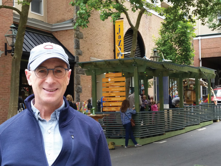 A Princeton ‘parklet’ for the times: Solar, wind, and pedal power