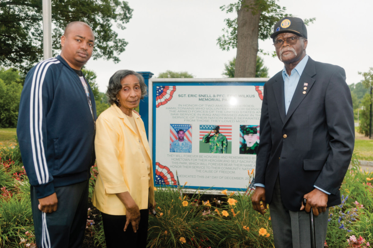 Park dedicated in honor of Hamilton soldiers who died serving their country
