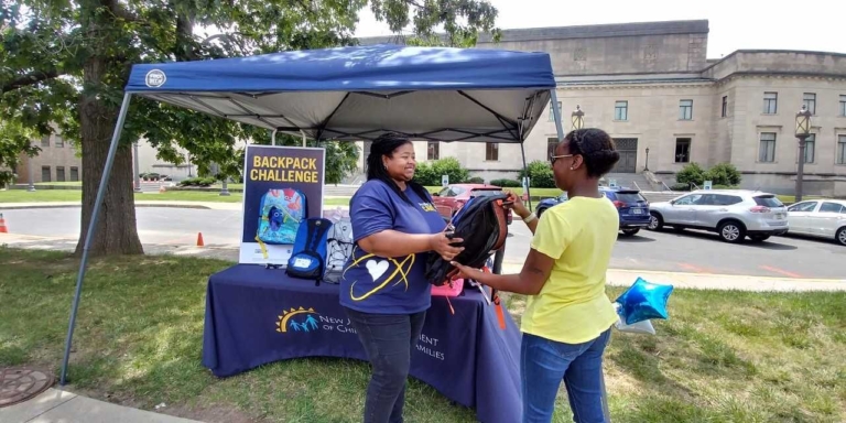 Prudential’s Backpack Challenge donates to Trenton children in need