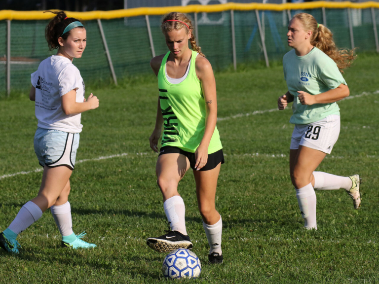 Ewing High girls’ soccer looks to build up its young defense