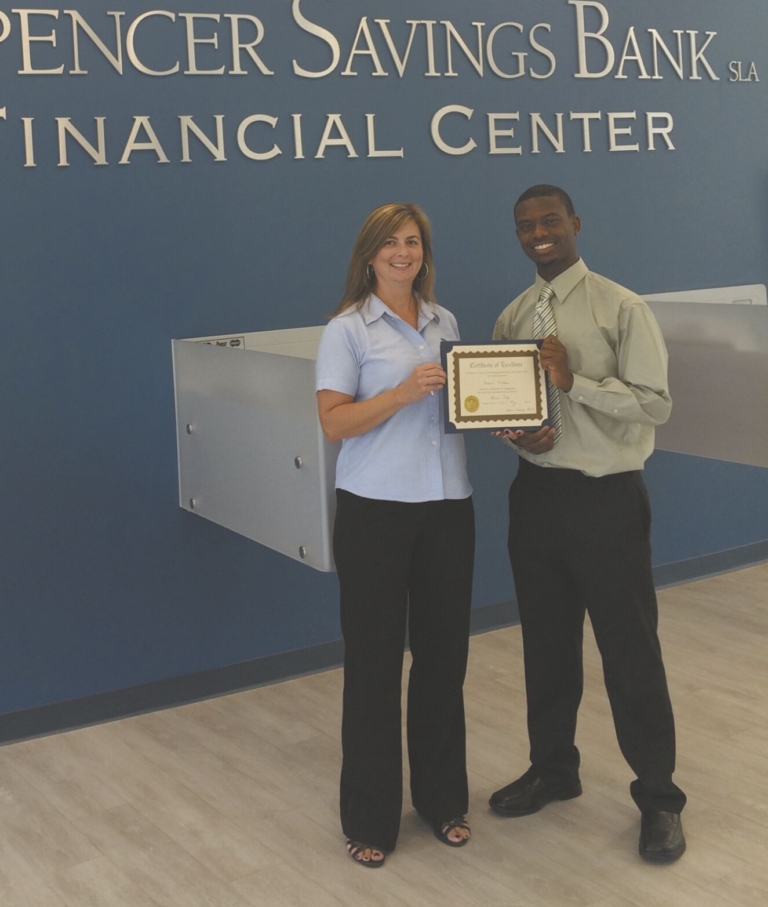 Ewing High grad receives $1,000 Spencer Bank award