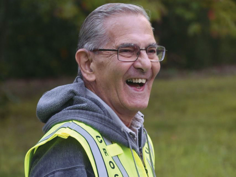 Do you know the waving crossing guard in Hopewell?