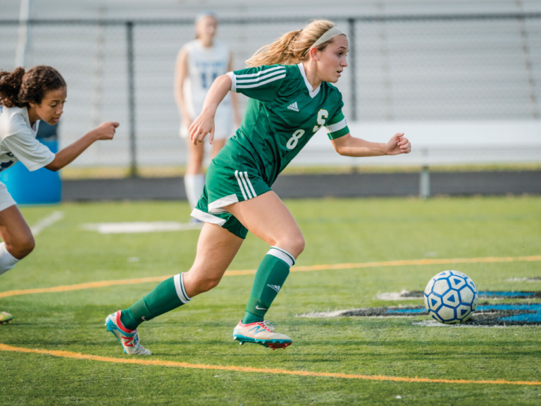 Senior Lynzie Morgan keeps Steinert soccer running on all cylinders