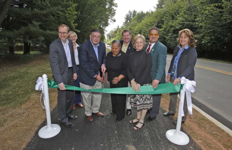 Lawrence Hopewell Trail opens key segment along Province Line Road