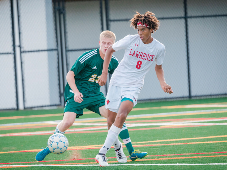 Lawrence High soccer co-captains have chemistry on the pitch