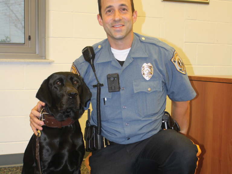 Meet the most popular kid at Robbinsville High: a Labrador