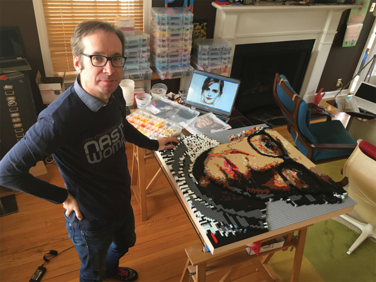 Artist Andre Veloux tests the limits of Legos in Princeton exhibit