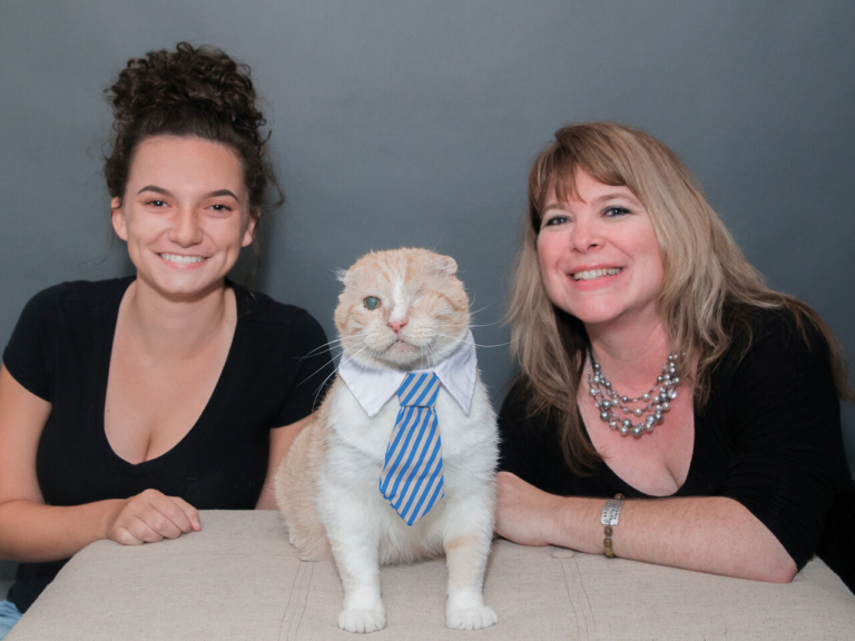 Local author pens children’s book about one-eyed rescue cat Bruiser