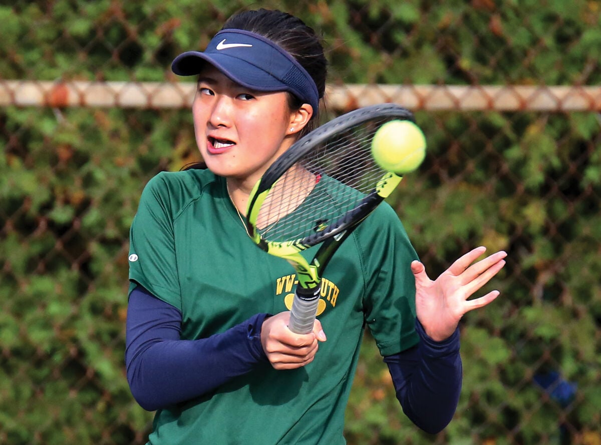 Haijia Wang WWPS at Ewing Girls Tennis 22
