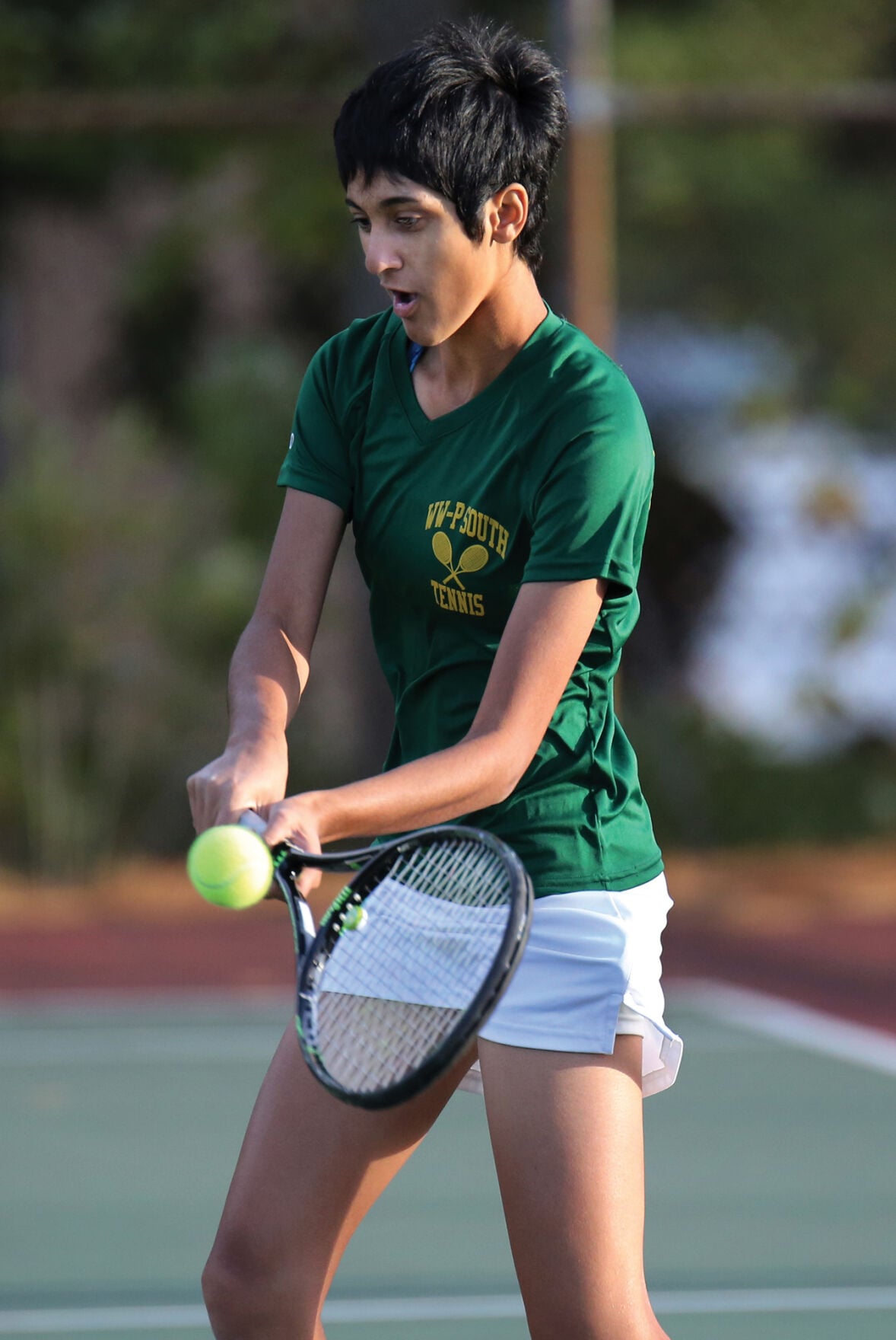 Michelle deSouza WWPS at Ewing Girls Tennis 18