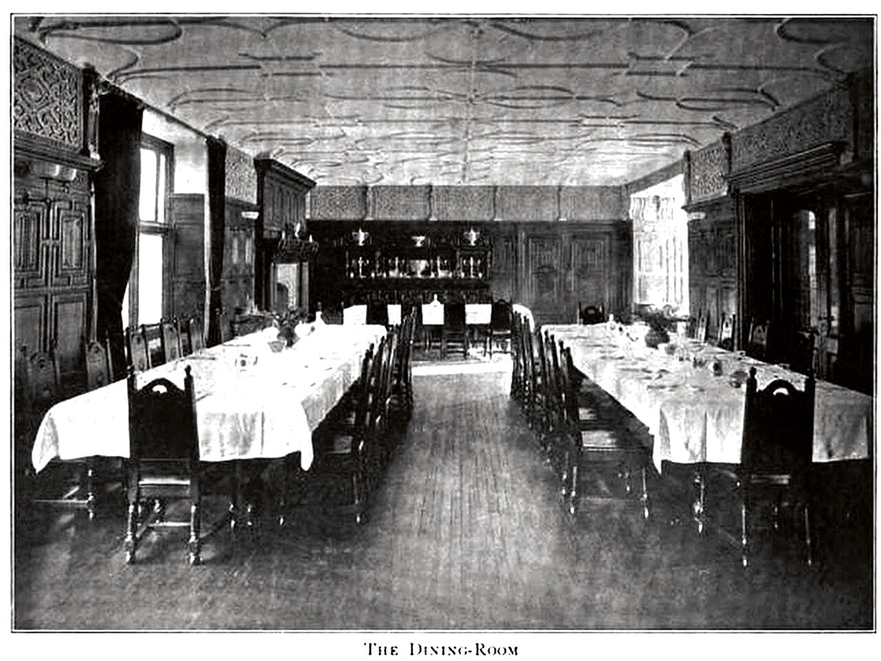 C 1905 Ivy Club Dining Room Indoors & Out Dec2