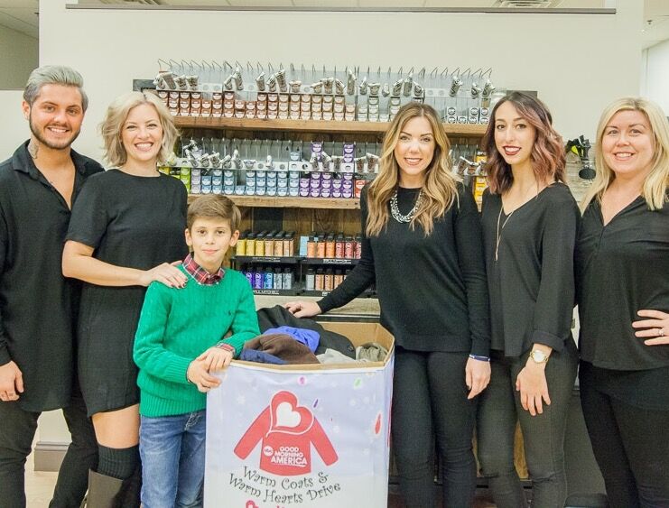 Hamilton boy collects hundreds of coats for people in need