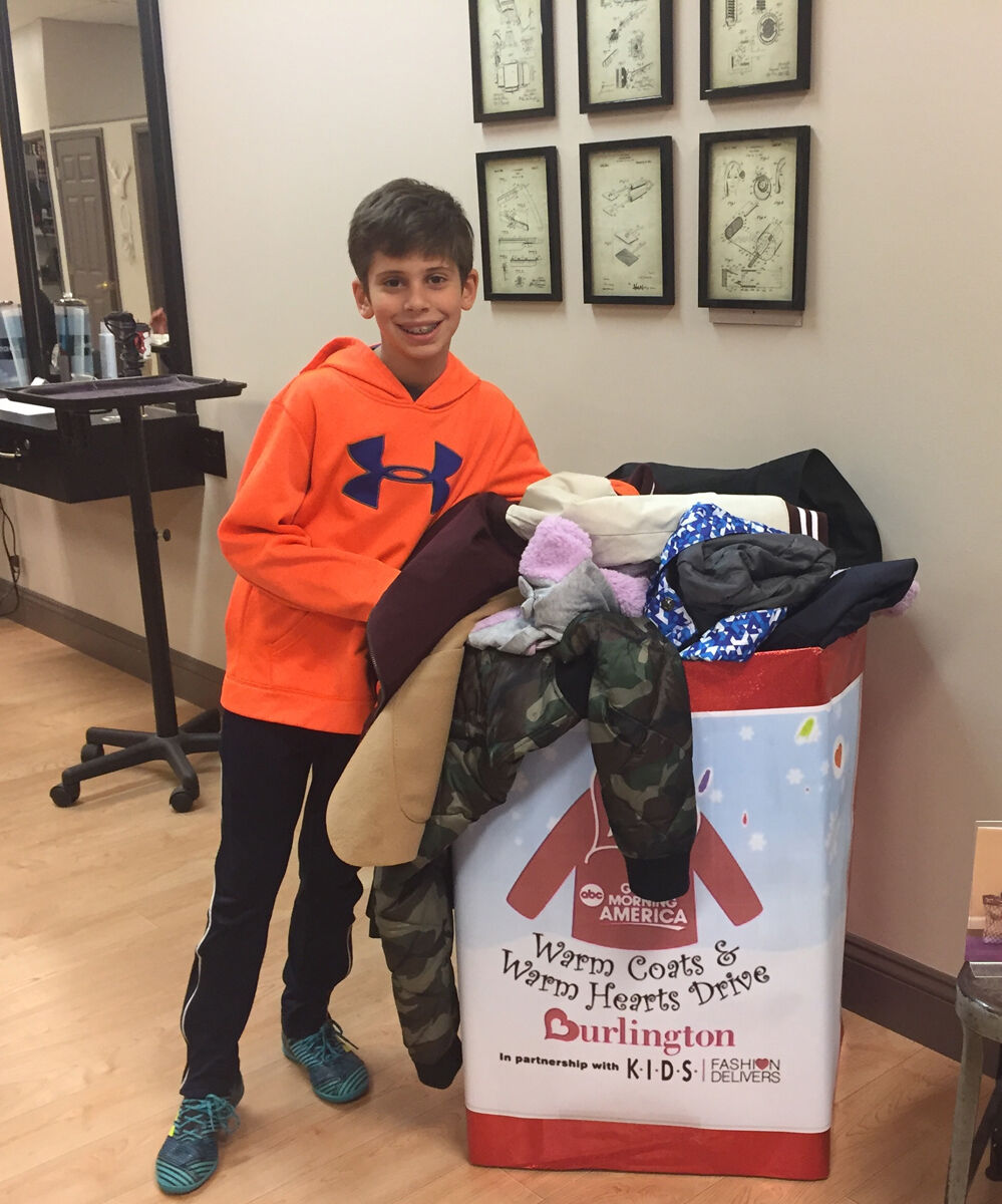 Hamilton boy collects hundreds of coats for people in need