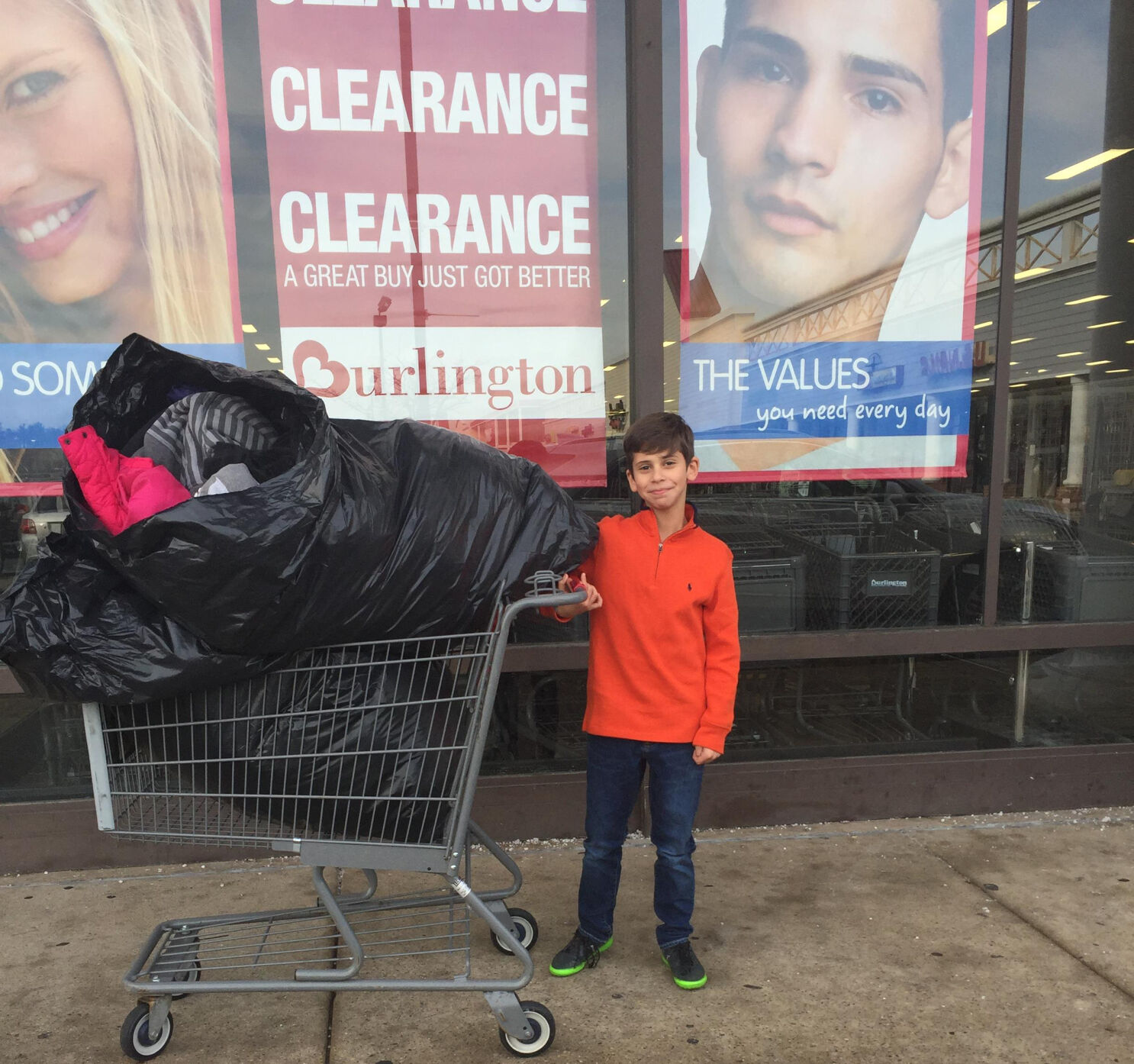 Hamilton boy collects hundreds of coats for people in need