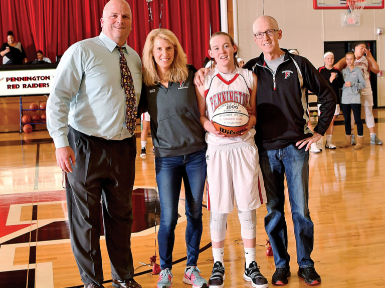 Carly Rice becomes 16th 1,000-point scorer in Pennington hoops history