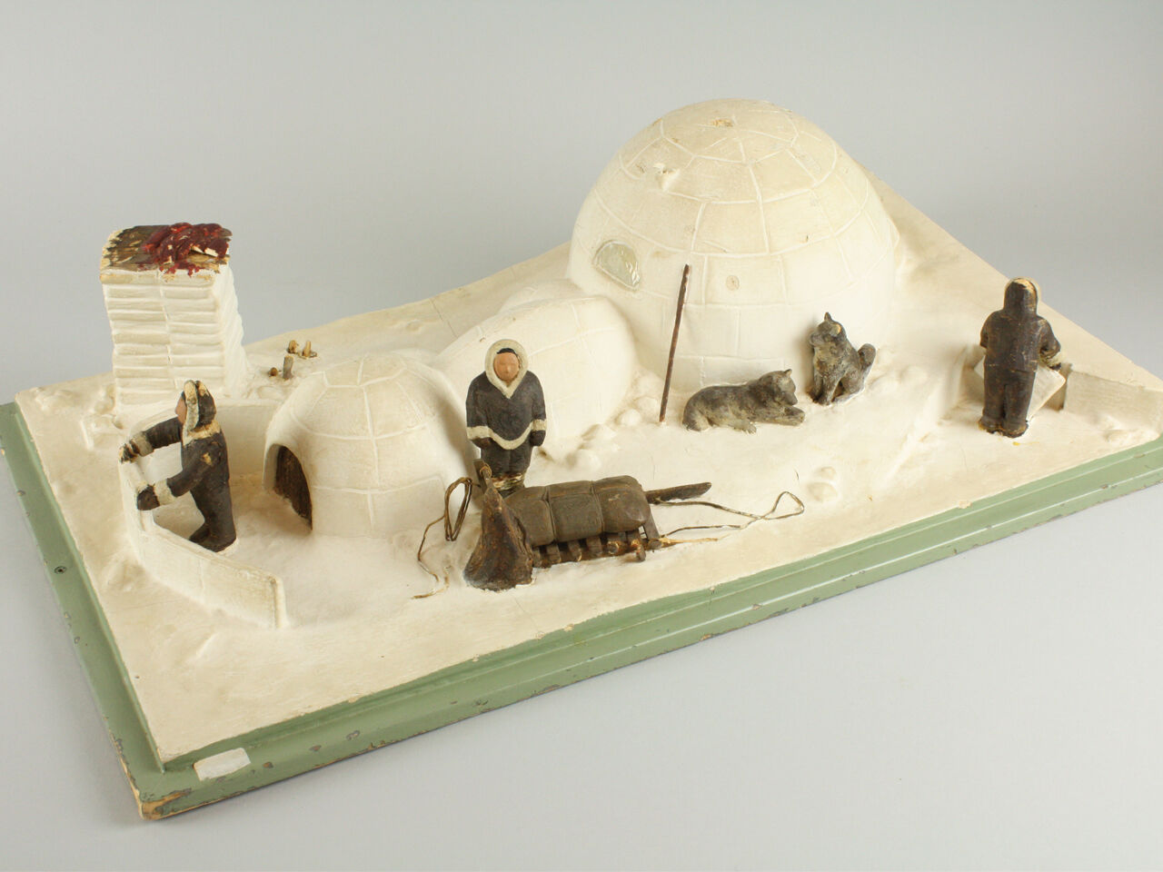WPA model depicting Artic homes and habits.